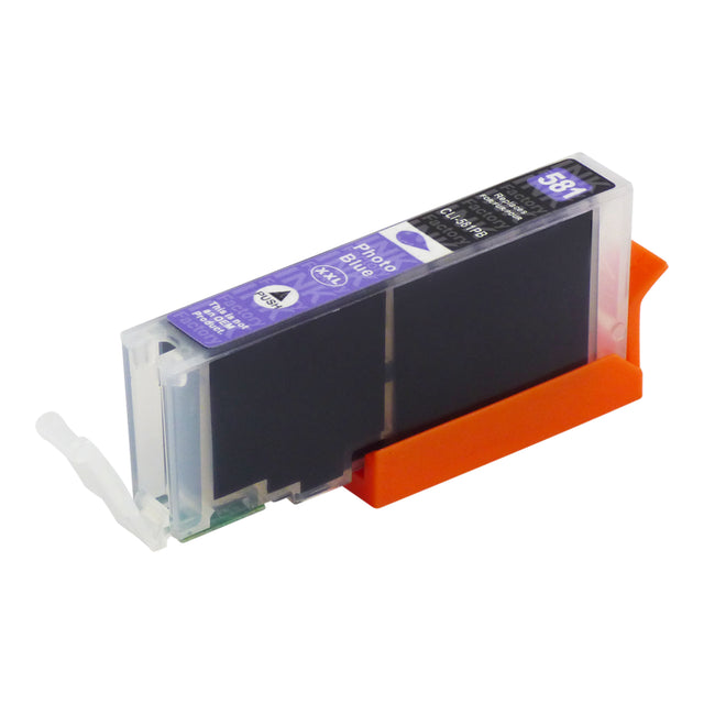 Premium Compatible Canon CLI-581XXL Photo Blue Ink Cartridge