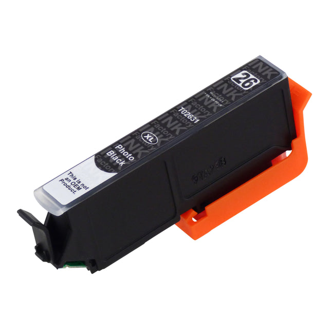 Premium Compatible Epson 26XL Photo Black Ink Cartridge