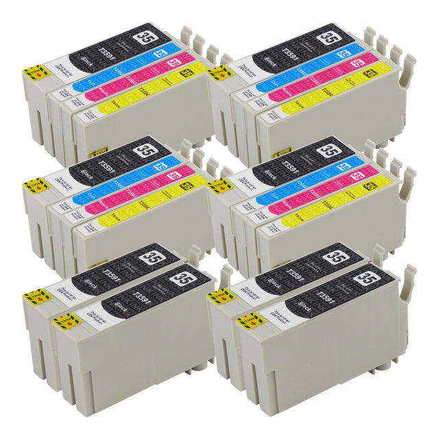 Premium Compatible Epson T35XL (4 Black & 4 Multipack)