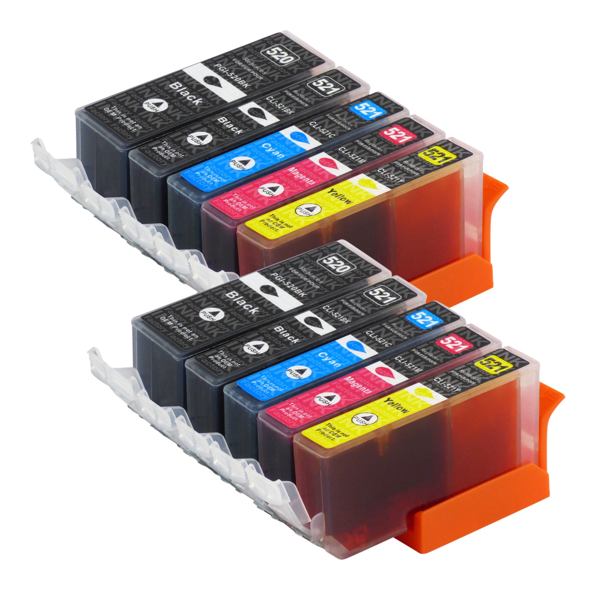 Premium Compatible Canon PGI 520 CLI 521XL Cartridge Multipack