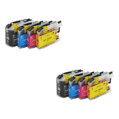 Premium Compatible Brother LC127XL/LC125XL Ink Cartridges Multipack