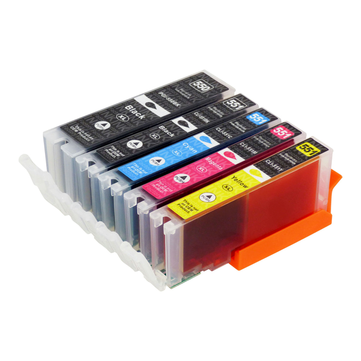 Premium Compatible Canon PGI-550XL/CLI-551XL Ink Cartridge Multipack ...