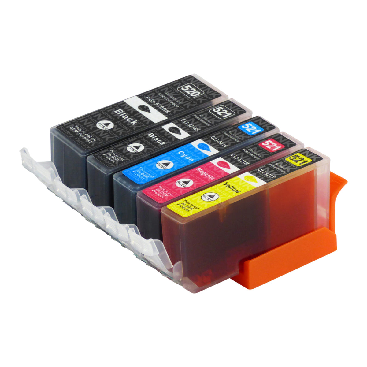 Premium Compatible Canon PGI-520/CLI-521XL Ink Cartridge Multipack ...