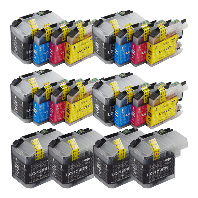 Premium Compatible Brother LC129XL (4 Black & 4 Multipack)