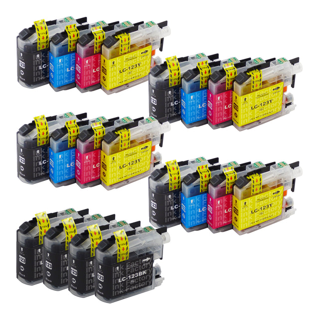 Premium Compatible Brother LC123XL (4 Black & 4 Multipack)