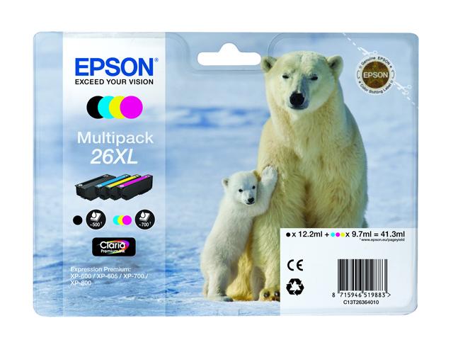 Lot De 10 Cartouches Compatibles T26 XL / T2636 XL Pour Epson - Neuf