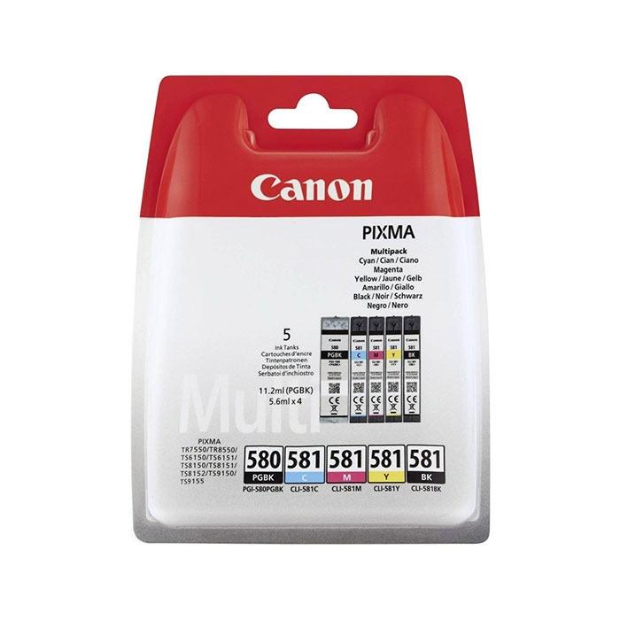 Original Canon PGI-580/CLI-581 Ink Cartridges Multipack