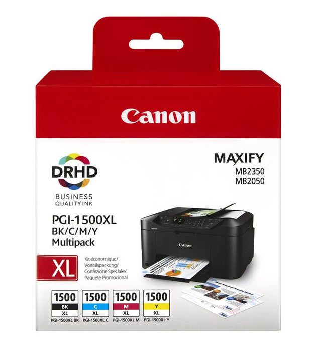 Original Canon PGI-1500XL Ink Cartridges Multipack