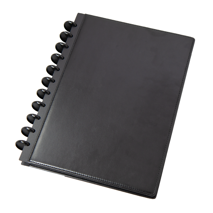 RINGNOTE LUX Edition Discbound Notebook (A4) - Black