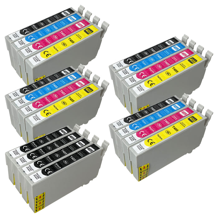 Premium Compatible Epson  405XL - BIG BUNDLE DEAL (4 Black & 4 Multipacks) - Pack of 20 Cartridges