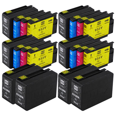 Premium Compatible HP 932XL/933XL - BIG BUNDLE DEAL - (4 Black & 4 Multipacks) - Pack of 20 Cartridges