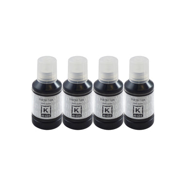 Premium Compatible Epson Ecotank Black High Capacity Ink Bottles Four Pack for 102, 106, 104, 105 T664, T774