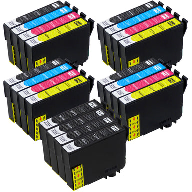 Premium Compatible Epson T1281 & T1285 - BIG BUNDLE DEAL (4 Black & 4 Multipacks) - Pack of 20 Cartridges