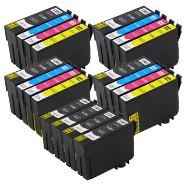 Premium Compatible Epson T13XL (T1306) - BIG BUNDLE DEAL - (4 Black & 4 Multipacks) - Pack of 20 Cartridges